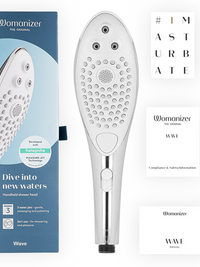 WOMANIZER - WAVE CLITORAL STIMULATING SHOWER HEAD CHROME