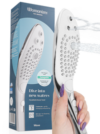 WOMANIZER - WAVE CLITORAL STIMULATING SHOWER HEAD CHROME
