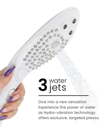 WOMANIZER - WAVE CLITORAL STIMULATING SHOWER HEAD WHITE