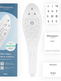 WOMANIZER - WAVE CLITORAL STIMULATING SHOWER HEAD WHITE