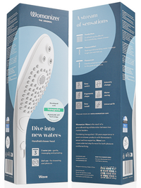 WOMANIZER - WAVE CLITORAL STIMULATING SHOWER HEAD WHITE