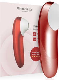 WOMANIZER - PRO VIBRANT CLITORAL STIMULATOR BURGUNDY