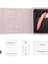 WOMANIZER - PRO VIBRANT CLITORAL STIMULATOR BURGUNDY