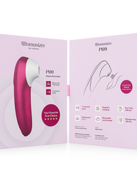 WOMANIZER - PRO VIBRANT CLITORAL STIMULATOR PINK