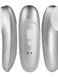 WOMANIZER - PRO VIBRANT CLITORAL STIMULATOR SILVER GREY