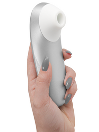 WOMANIZER - PRO VIBRANT CLITORAL STIMULATOR SILVER GREY