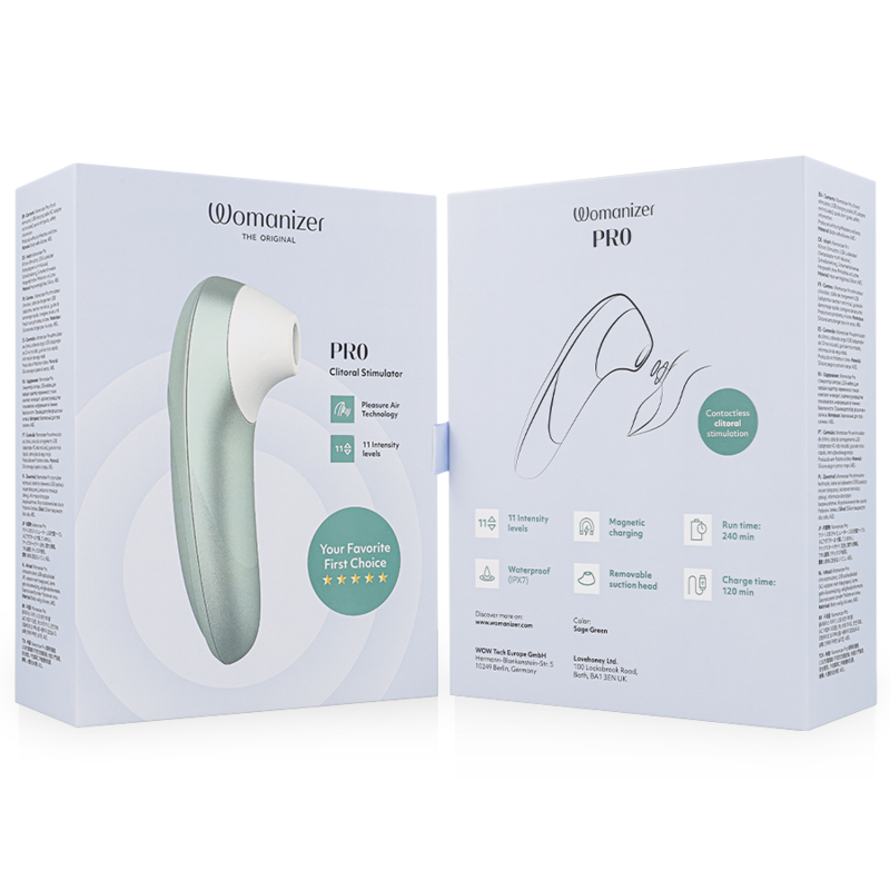 Womanizer Pro Vibrant — Sage Green