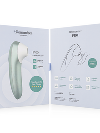 WOMANIZER - PRO VIBRANT CLITORAL STIMULATOR SAGE GREEN