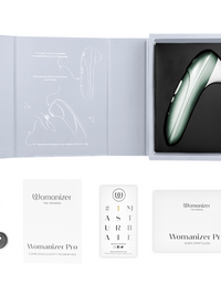 WOMANIZER - PRO VIBRANT CLITORAL STIMULATOR SAGE GREEN