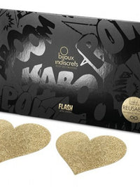 Flash — Golden Heart Nipple Covers
