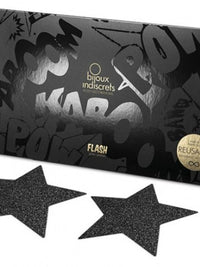 Flash — Black Star Nipple Covers