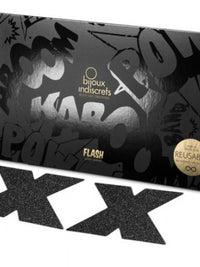 Flash — Black Cross Nipple Covers