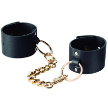 VÉLDIS Maze Wide Cuffs — Obsidian Black
