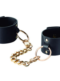 VÉLDIS MAZE Wide Cuffs – Obsidian Black