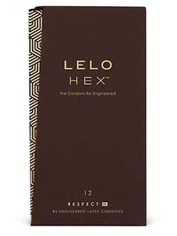 LELO - PRÉSERVATIFS HEX RESPECT XL PAQUET DE 12