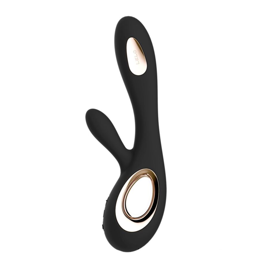 LELO SORAYA Wave™ Obsidian Black | Luxury Rabbit Vibrator | VÉLDIS