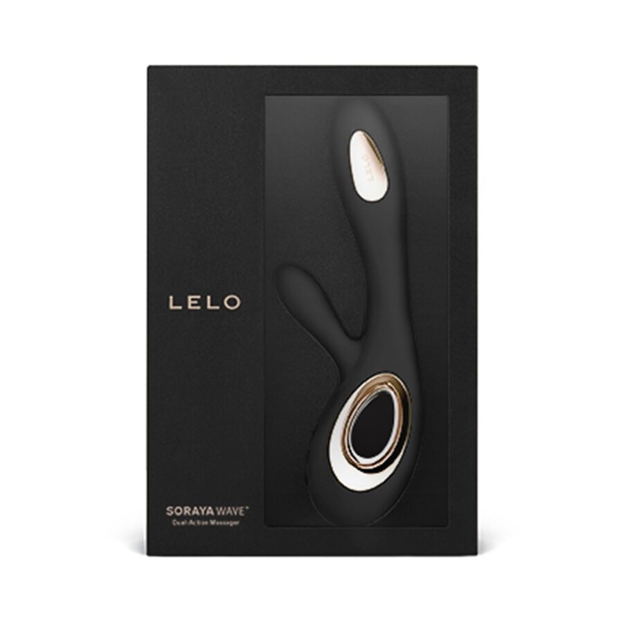 LELO SORAYA Wave™ Obsidian Black | Luxury Rabbit Vibrator | VÉLDIS