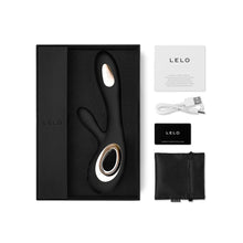 LELO SORAYA Wave™ Obsidian Black | Luxury Rabbit Vibrator | VÉLDIS