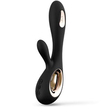 LELO SORAYA Wave™ Obsidian Black | Luxury Rabbit Vibrator | VÉLDIS