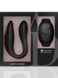 ANNE'S DESIRE - DUAL PLEASURE TECNOLOG A WATCHME BLACK